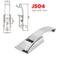 KAK Cabinet Boxes Spring Loaded Latch Catch Toggle Hasp Mild Steel Hasp For Sliding Door Simple Window Hardware Tool Box Lock