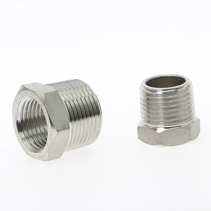 Tonifying Heart Reducer Bushing 1/8" 1/4" 3/8" 1/2" BSP Male/Female Thread SS304 Stainless Steel Pipe Fittings For Water Gas Oil