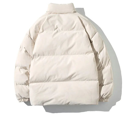 Winter Jacket Men Parkas Thicken Warm Coat Mens Stand Collar Solid Color Casual Parka Women Fashion New Streetwear 5XL