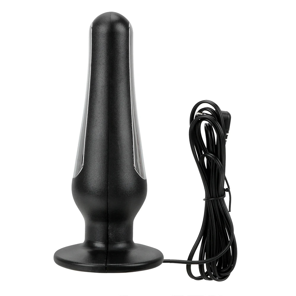 Electro Shock Anal Vaginal Plug Jump Egg Dildo Butt Plug Stimulator E-Stim Prostate Massager Electricity Accessory BDSM Sex Toy