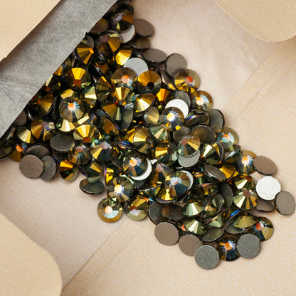 YANRUO 2058NoHF All Color SS16-SS30 Non Hot Fix Sewing Rhinestones Glass Crystal 3D Nail Art Rhinestones For Dress Clothes