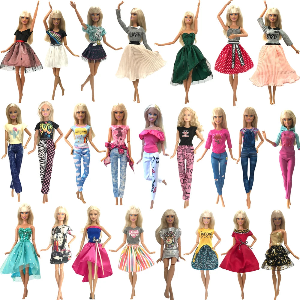 NK 1/6 Doll Princess Dress For 11.5 Inch Doll Clothes For 29CM Dolls Accessories Fashion Outfits Wear Casual Dress Gift Toy JJ