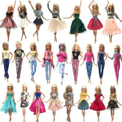 NK 1/6 Doll Princess Dress For 11.5 Inch Doll Clothes For 29CM Dolls Accessories Fashion Outfits Wear Casual Dress Gift Toy JJ