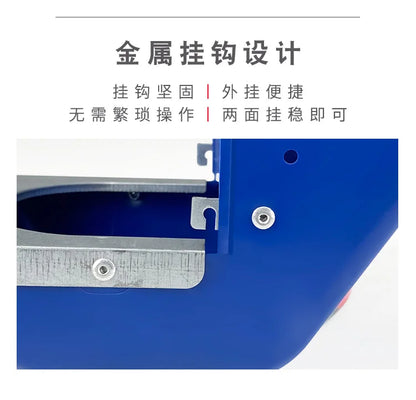 5PCS rabbit food box increases rabbit food box, rabbit cage box, three-and-three-sided anti-scraping plastic trough for breeding