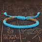 Tibetan Buddhist Bracelet Unisex Handmade Braided King Kong Knot Colorful String Bracelets for Women Men Lovers Lucky Jewelry