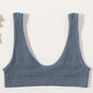 Women Push-Up Bra Small Cup Non-wire Bralette U-Neck Ribbed No-Pad Underwear Multiple Colors Crop Top Ladies Sexy Lingerie M-XL