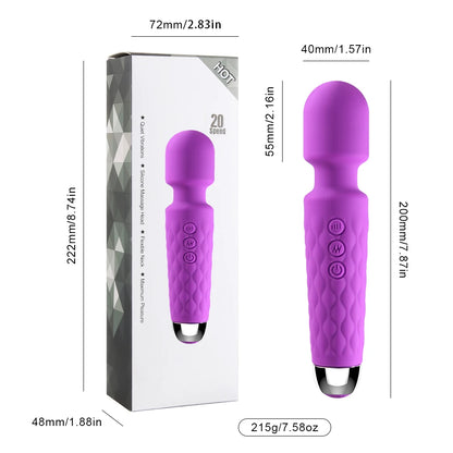 Wireless Dildos AV Vibrator Magic Wand for Women Clitoris Stimulator G Spot Massager Vibrator Female Masturbator Adult Sex Toys