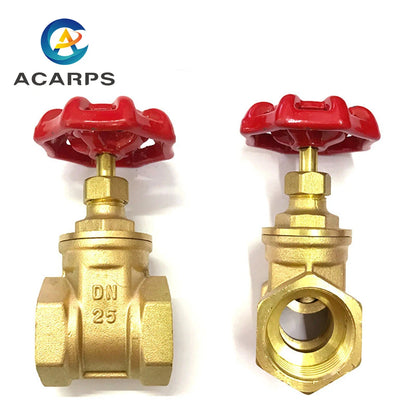 1/2" 3/4" 1" 1-1/4" 1-1/2" 2" inch Brass Gate Valves Water Valve Switch Valve Female Thread Gate Valve