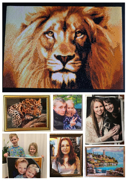 DIY Cartoon Diamond Painting AB Rhinestone Embroidery Landscape Mosaic Cross Stitch Handmade Art Set Children Room Decoration