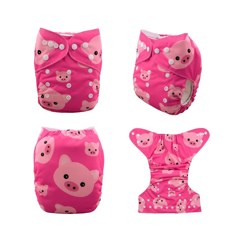 U Pick ALVABABY Digital Position Cloth Diapers Baby Reusable Modern Cloth Nappy for Baby with 1pc Microfiber Insert