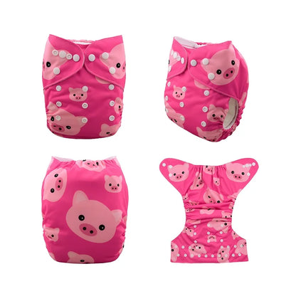 U Pick ALVABABY Digital Position Cloth Diapers Baby Reusable Modern Cloth Nappy for Baby with 1pc Microfiber Insert