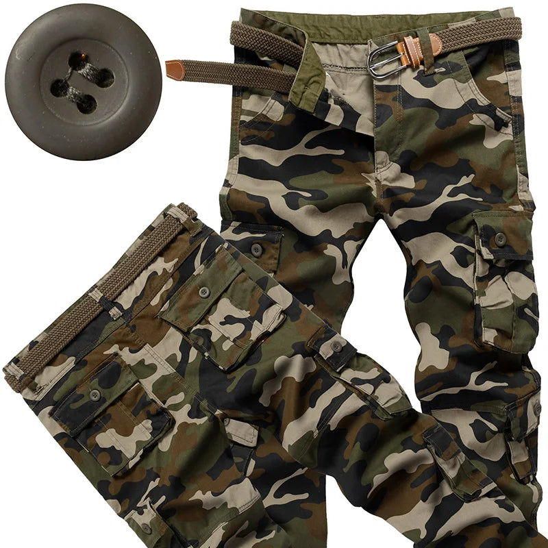 Men's Tactical Pants Casual Cargo Pants Outdoor Sports Work Trousers High Quality Joggers Hiking Pants Sweatpants for Men