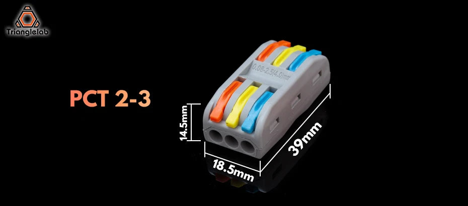 Trianglelab Mini Fast Wire Cable Connectors High Quality Cable Plug Line Connector Heater Thermistor MOTOR Line Extension