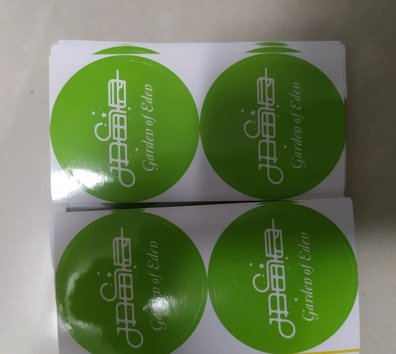 Custom Circle Logo Sticker DIY Personalized 2-8cm Design Your Own Logos Seal Labels for Botttles and Cans Wedding Gift  Pack