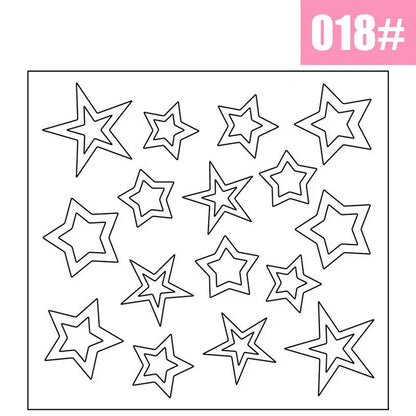 2pcs French Manicure Nail Wraps Stickers, Nail Art Form Fringe Tip Guides for DIY Nail Decoration
