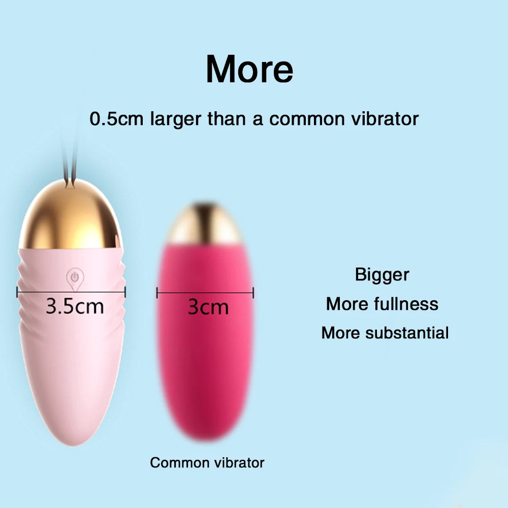Silicone Vibrating Egg Wireless Remote Control Bullet Vibrators Vaginal Masturbation G Spot Stimulating Massager Women Sex Toys