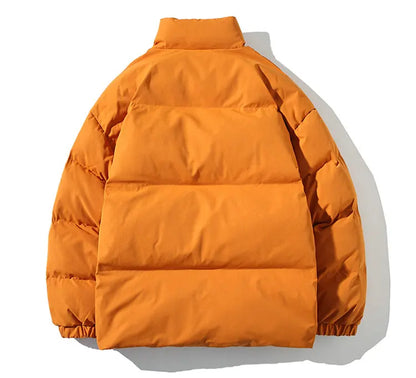 Winter Jacket Men Parkas Thicken Warm Coat Mens Stand Collar Solid Color Casual Parka Women Fashion New Streetwear 5XL