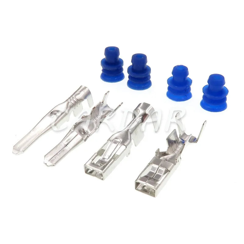 1 Set 2 Pin 7122-1824-40 7223-1824-40 Fan Socket AC Assembly Car Automotive Connector Pump Plug For Mazda Honda