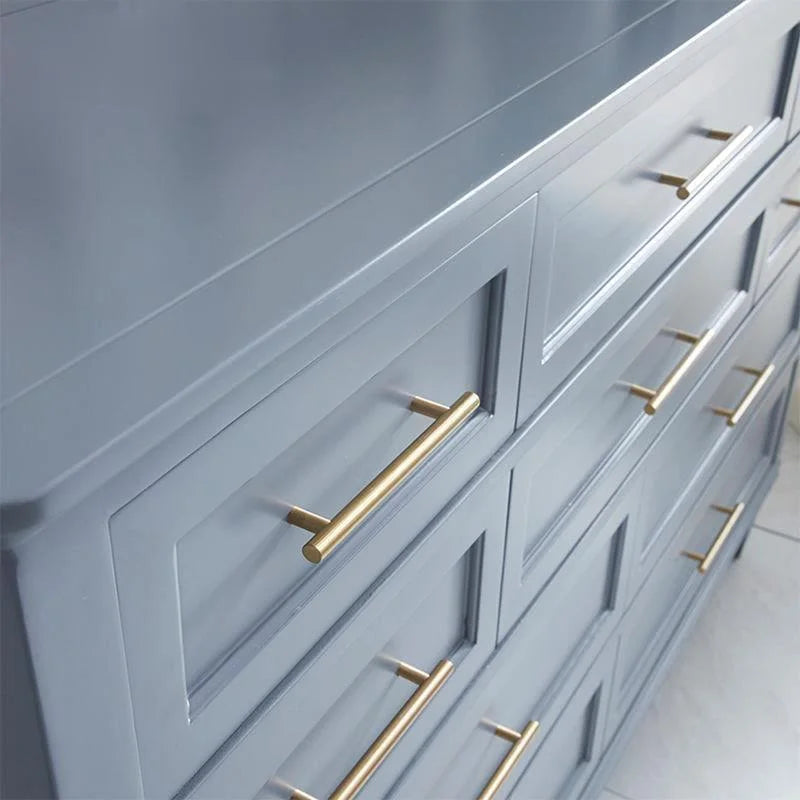 Black Gold Cupboard Handle Brushed Stainless Steel Kitchen Cabinet Door Knob Furniture Drawer Pull  Hardware Pulls  Bar Handle