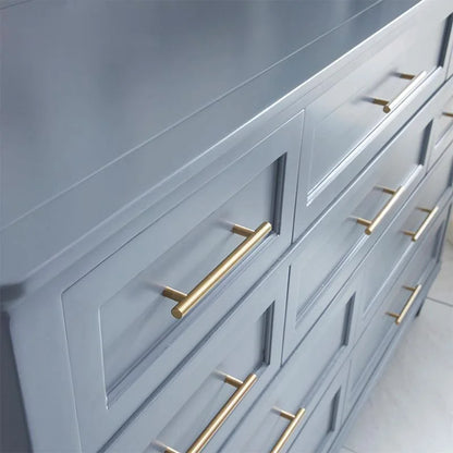Black Gold Cupboard Handle Brushed Stainless Steel Kitchen Cabinet Door Knob Furniture Drawer Pull  Hardware Pulls  Bar Handle