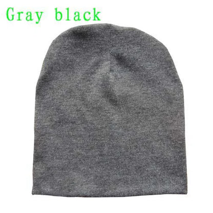 6M-3Y Baby Knitted Hat Scarf Set Solid Color Cotton Hip Hop Beanie Warm Toddler Cap for Boys Girls Spring Autumn Winter