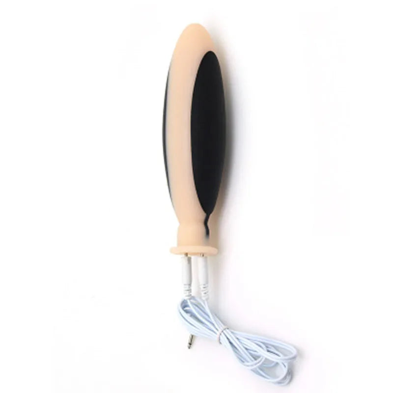 Electro Shock Anal Vaginal Plug Jump Egg Dildo Butt Plug Stimulator E-Stim Prostate Massager Electricity Accessory BDSM Sex Toy