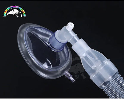 2pcs Anesthesia Breathing Circuit Corrugated Tube Anesthesia Ventilator Breathing Circuits Veterinary Equipment