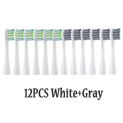 12PCS Replacement Brush Heads for Oclean X/ X PRO/ Z1/ F1/ One/ Air 2 /SE Sonic Electric Toothbrush DuPont Soft Bristle Nozzles