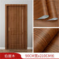 90x210cm/30X500cm Grey Wood Grain Wallpaper On The Door Adhesive  Furniture Refurbish Sticker Home Decor Wall Decal Door Sticker