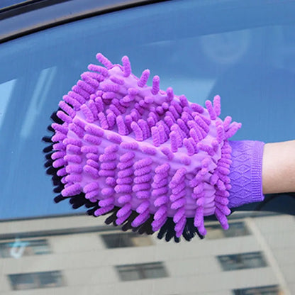 Car Wash Towels Microfiber chenille Car Cleaning Towel mitt glove Soft Drying Cloth Hemming Wash Towel Water Suction Clearner