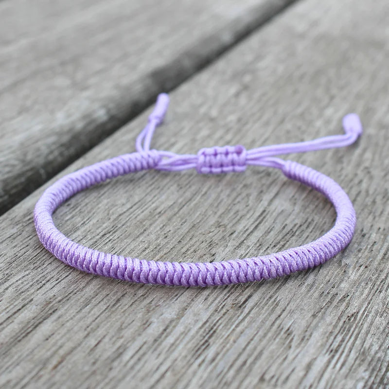 Tibetan Buddhist Bracelet Lucky Handmade Braided Adjustable King Kong Knot Red Thread Charm Bracelets for Women Men Couple Lover