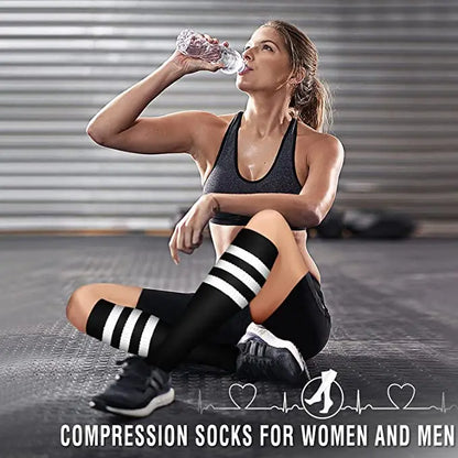 1/3Pairs Compression Sport Socks Medical Nursing Stockings Prevent Varicose Veins Socks Pregnancy Nursing Athletic Soccer Socks