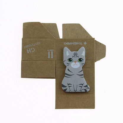 Pretty Kawaii Kitty Sticky Notes Sticker Cute Kitten Notepad Memo Pad Post Office School Stationery Supply Cat Funny Gift Dog