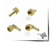 Tee Y 3 4 Way Brass Hose Connector Splicer Barb Pipe Fitting 4 6 8 10 12 19mm 25mm Tail Pneumatic Air Water Hose Coupler Adapter