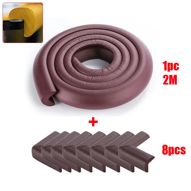 2M Child Protection Equipment Baby Safety For Children Furniture Angle Edge Corner Protector U Shape Design Glass Table Tapes