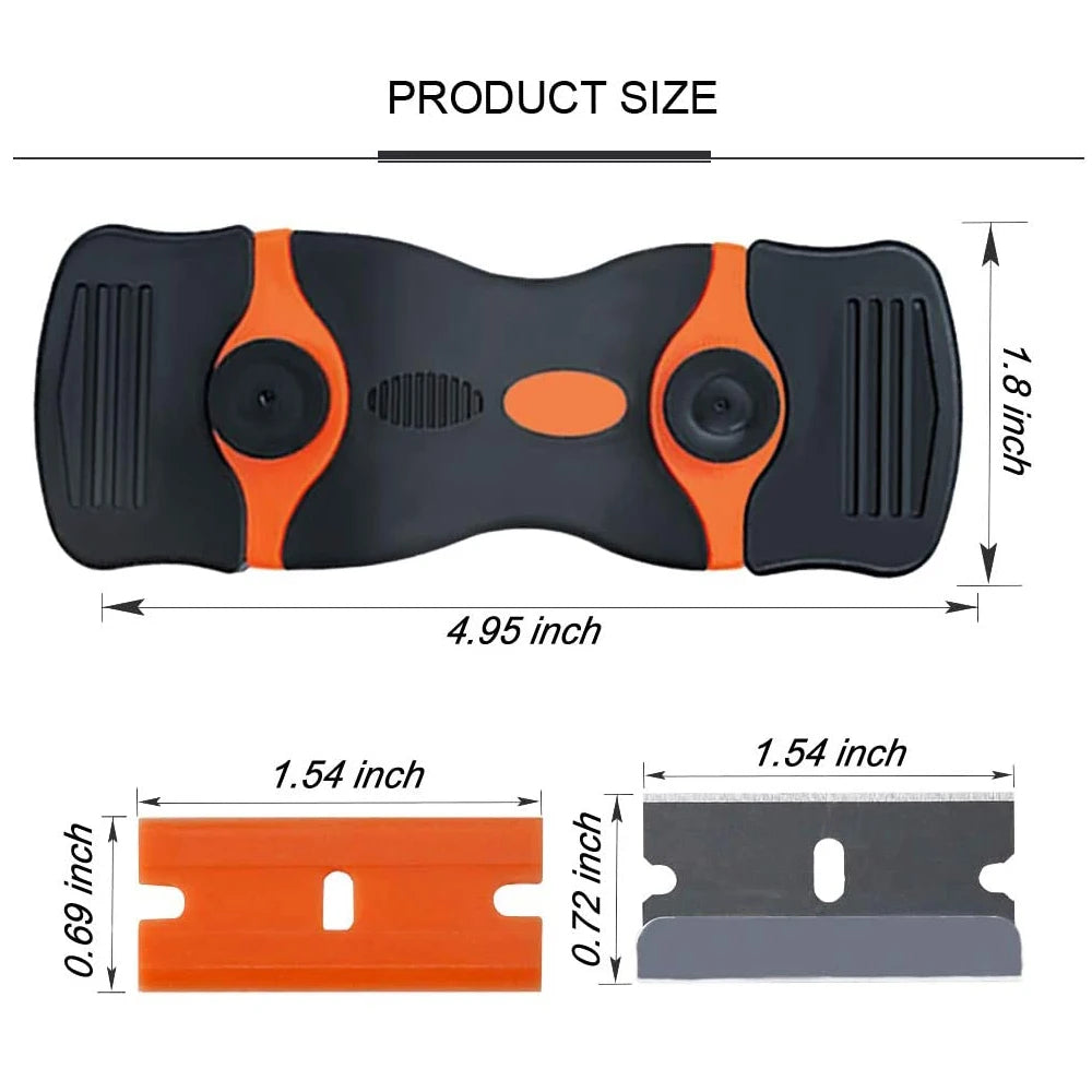 Razor Scraper Car Window Film Glue Cleaner Blade Tint Ceramic Glass Wrap Sticker Remover Kitchen Home Squeegee Tool