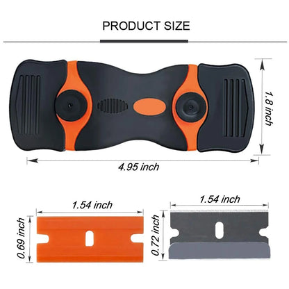Razor Scraper Car Window Film Glue Cleaner Blade Tint Ceramic Glass Wrap Sticker Remover Kitchen Home Squeegee Tool