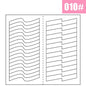 2pcs French Manicure Nail Wraps Stickers, Nail Art Form Fringe Tip Guides for DIY Nail Decoration