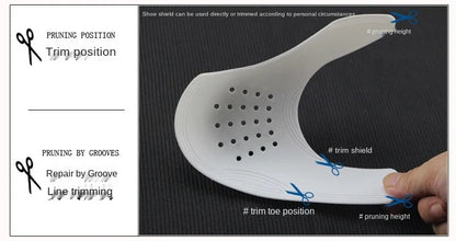 Crease Protector Shoe Anti Crease Bending Crack Toe Cap Support Shoe Stretcher Lightweight Keeping Shield Sneakers winter care