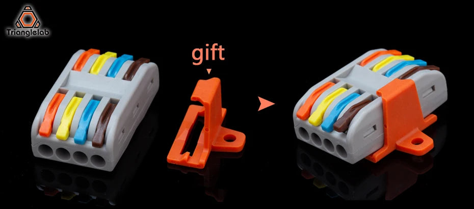 Trianglelab Mini Fast Wire Cable Connectors High Quality Cable Plug Line Connector Heater Thermistor MOTOR Line Extension