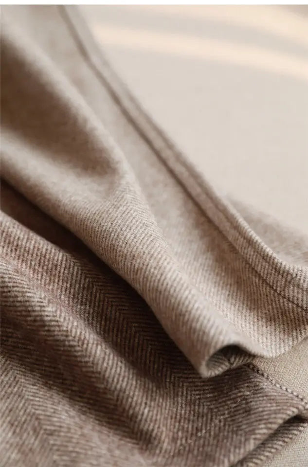 Woolen Pants Women's Harem Pencil Pants 2023 Autumn Winter High Waisted Casual Suit Pants Office Lady Women Trousers