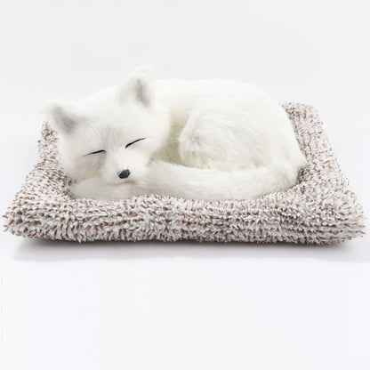 Car Dashboard Ornaments Decor Cute Simulation Plush Cats Dogs Toy Automobiles Decoration Interior Children Gift Auto Accessories