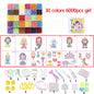 6000pcs 24 colors Refill Beads puzzle Crystal DIY water spray beads set ball games 3D handmade magic toys for children Toy