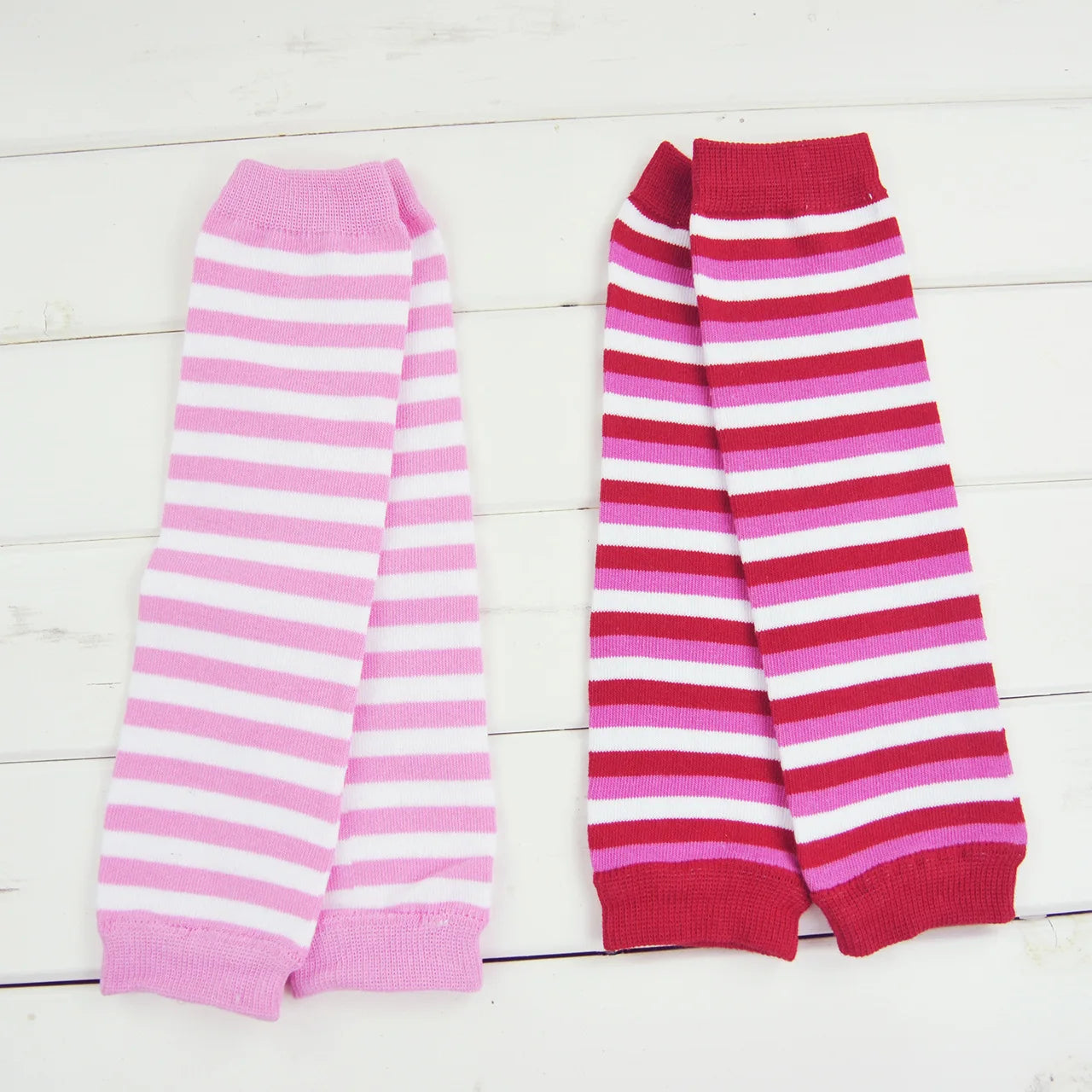 Baby Leg Warmers Girl Cotton Socks Children Rainbow Striped Crawling Knee Pads Colorful Knitted Leggings Winter Soft Sock