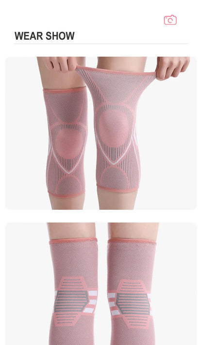 AOLIKES 1PCS Knee Supports Brace for Women, Knee Compression Sleeves for Joint Pain Relief, Arthritis, Injury Recovery, Knee Rel