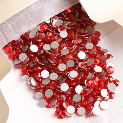 YANRUO 2058NoHF All Color SS16-SS30 Non Hot Fix Sewing Rhinestones Glass Crystal 3D Nail Art Rhinestones For Dress Clothes