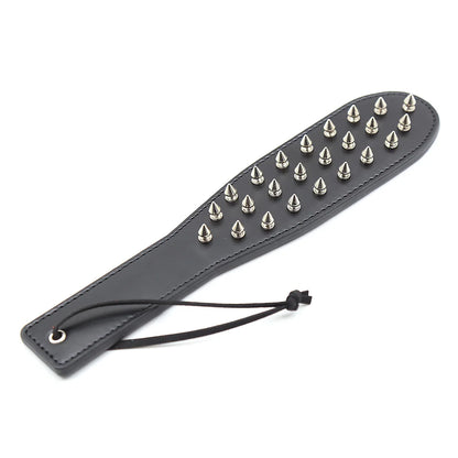 Leather Palm Clap Rivets Spanking Paddle whips Fetish Slave Bdsm Spank Flogger Fantasy Sexy Whip Gear Adult Game Cosplay