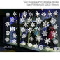 Christmas Wall Window Stickers Marry Christmas Decoration For Home 2024 Christmas Ornaments Xmas Navidad Gift New Year 2025