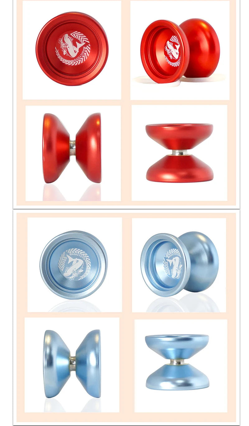 MAGICYOYO--N12 Great White Shark Delicate Touch Lasting Sleep Game Ball Promotions Classic Professional Metal YO-YO Toy Gift