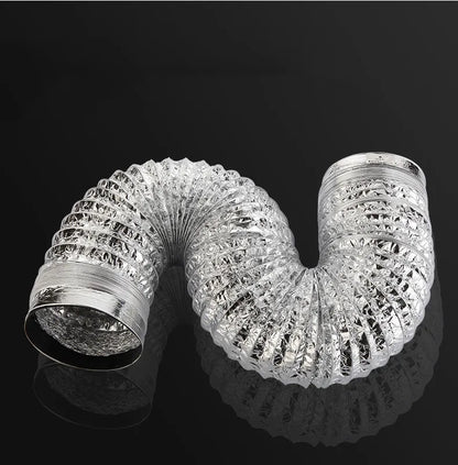 80-200mm Ventilator Pipe Aluminum Air Ventilation Hose for Bathroom Kitchen System Vent Exhaust Duct Tube Accessories